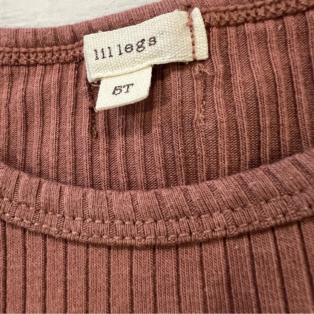 Lil Legs Ribbed Pajama Set - Picture 3 of 8